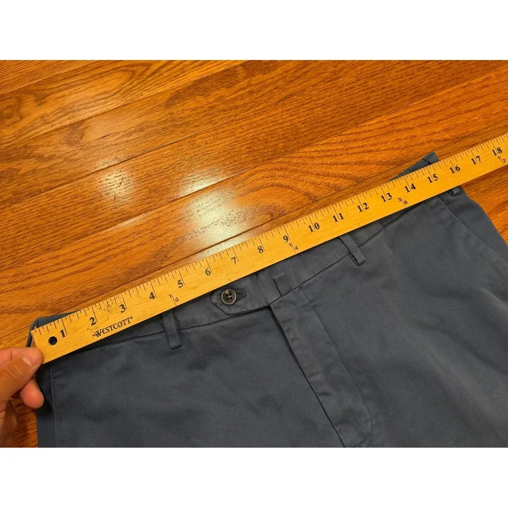 Loro Piana Cotton Stretch Chino Pants Fits Mens 30x30 Blue Italy Made Casual